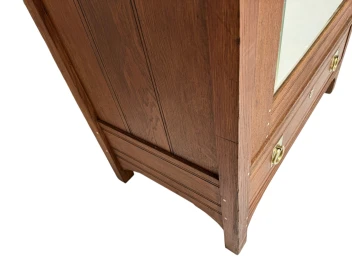 Arts & Crafts One-Door Armoire or Wardrobe Onder den Sint Maarten Style, 1900s